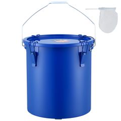 Κάδος λαδιού φριτέζας VEVOR, 6 Gal Oil Disposal Caddy Carbon Steel Κάδος λαδιού φριτέζας με επίστρωση από σκουριά, Δοχείο μεταφοράς λαδιού με καπάκι, κλιπ κλειδώματος, σακούλα φίλτρου για φιλτράρισμα