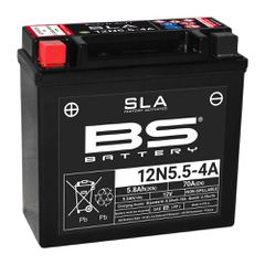 ΜΠΑΤΑΡΙΑ BS BATTERY 12N5.5-4A-4B SLA 135-60-130 70A MT125 14-20 WR125 12-16 YZF-R 125 14-18