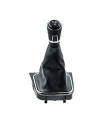 OEM φούσκα Λεβιέ Ταχυτήτων Δερμάτινη για Volkswagen Golf V, Jetta V, Touran, Eos (5 Ταχύτητες)