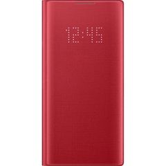 Θήκη Samsung Flip Leather Led View EF-NN970PRE Samsung Galaxy Note 10 N970 Red (Original)