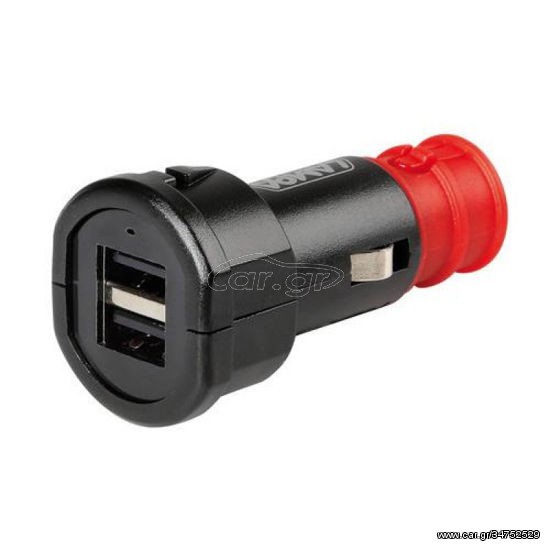 ΦΟΡΤΙΣΤΕΣ - ΑΝΤΑΠΤΟΡΑΣ USB ΔΙΠΛΟΣ 2100mA