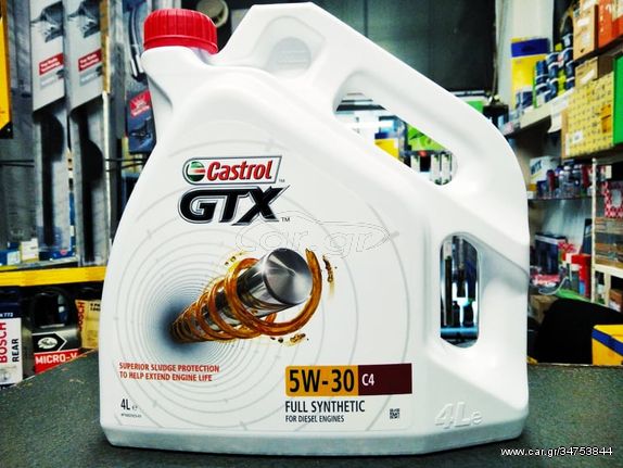 CASTROL GTX 5W30  4 LITRE  C4