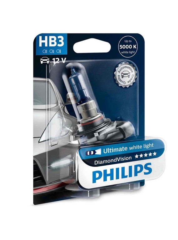 Philips Diamond Vision HB3-9005 -5000K Xenon Effect