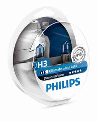 Λάμπες PHILIPS H3 12V 55W Diamond Vision 5000k 2τμχ PHILIPS 12336DVS2