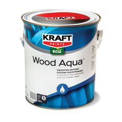 Οικολογική ακρυλική ριπολίνη Wood Aqua - Kraft Paints 2.5litra