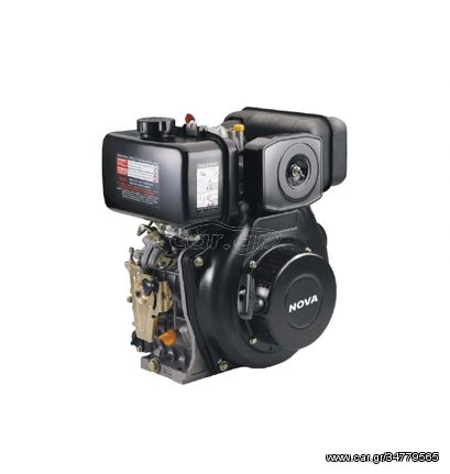 Κινητήρας πετρελαίου NOVA LD178F αερόψυκτος με Κώνο Ιταλίας σκαπτικών & Μίζα 7 HP ( 51B28 )