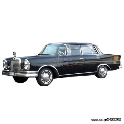 Πλαινά Φτερά Για Mercedes-Benz S-Class W111 59-68 Από Ανοξείδωτο Ατσάλι Χρωμίου 4 Τεμάχια