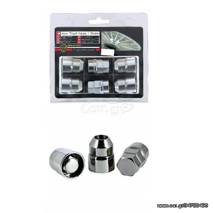 Αντικλεπτικά Μπουλόνια Ασφαλείας Butzi Premium Kit 6 pcs Με Μοναδικό Κλειδί-Εργαλείο Type-GG M14x1.50 T19/21