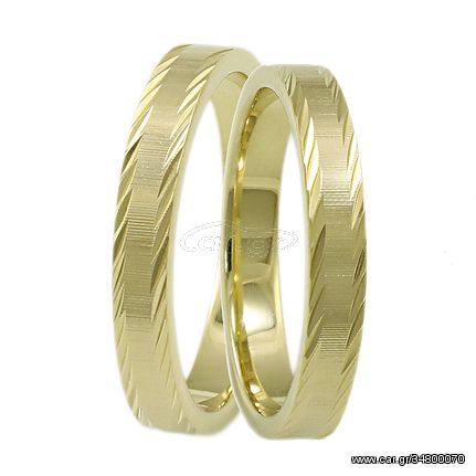 Matteo Gold Wedding Ring K9 VR-00012