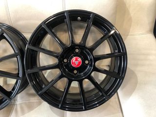 ***Nentoudis Tyres - Ζάντα Fiat 500 Abarth Esseesse (17άρες - 4x100) Mαύρο γυαλιστερό**