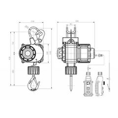 ΒΑΡΟΥΛΚΟ ΜΕ ΙΜΑΝΤΑ 5M 130KG 220V-thumb-2
