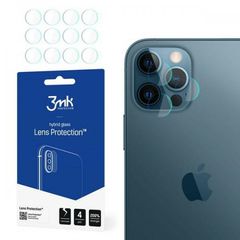 Γυαλί Προστασίας 3MK Camera Lens Apple iPhone 12 Pro Max (6.7") Full Cover Tempered Glass 9H AntiCrash / AntiShock (4τμχ)