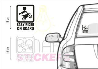 Αυτοκόλλητα BABY ON BOARD 