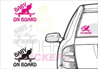 Αυτοκόλλητα BABY ON BOARD -thumb-4