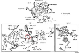 ΚΛΑΠΕ ΜΟΤΕΡ ΚΑΛΟΡΙΦΕΡ COROLLA 120 CLIMA 87106-02030