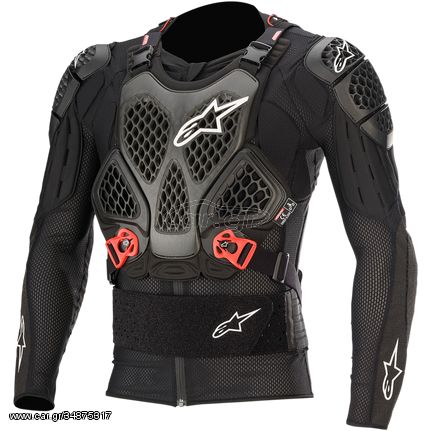 ΠΡΟΣΤΑΣΙΑ ΘΩΡΑΚΑ MX BIONIC TECH V2 PROTECTION JACKET BLACK/RED 6506520-13| ALPINESTARS