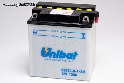 ΜΠΑΤΑΡΙΑ UNIBAT YB10L-B-P/SM 12V