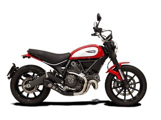 HP CORSE Εξάτμιση Τελικό HYDROFORM BLACK Ducati Scrambler 800 2015 - 2020