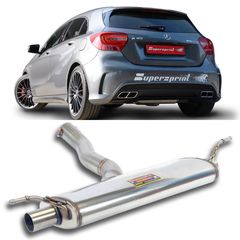 MERCEDES W176 A 45 AMG (360 Hp) 2013 -> Rear exhaust Right - Left. Supersprint Exhausts