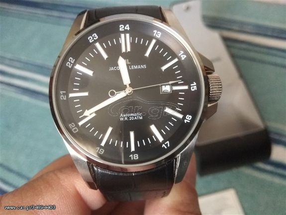 Καινούριο Jacques Lemans 1-1869A Liverpool Automatik 44mm 20ATM