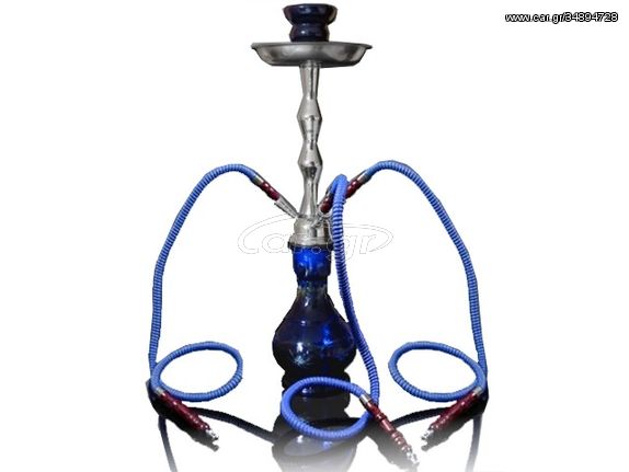 Ναργιλές με τρεις σωλήνες 46cm MADO SHISHA 665-5506 BLUE 6655506