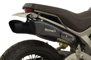 HP CORSE Εξατμίσεις Διπλά Τελικά HYDROFORM SHORT BLACK  Ducati Scrambler 1100 2018 - 2020