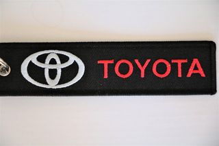 Toyota Μπρελόκ Υφασμάτινο Κεντητό embroidery ελαφρύ 13 εκατοστά  κλειδιά κλειδί  