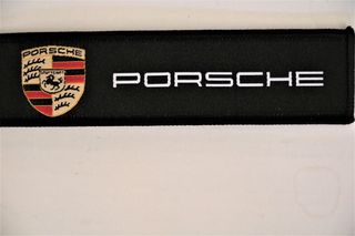 Porsche Μπρελόκ Υφασμάτινο Κεντητό embroidery ελαφρύ 13 εκατοστά  κλειδιά κλειδί  