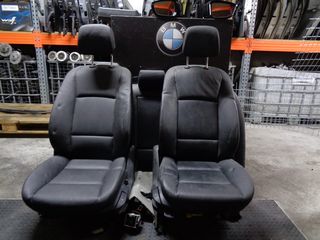 ΣΑΛΟΝΙ (SEATS) ΚΟΜΠΛΕ ΜΑΥΡΟ ΔΕΡΜΑΤΙΝΟ BMW F10 ΣΕΙΡΑ 5 ΗΜΙΗΛΕΚΤΡΙΚΟ ΑΠΛΟ -ΔΕΞΙΟΤΙΜΟΝΟ