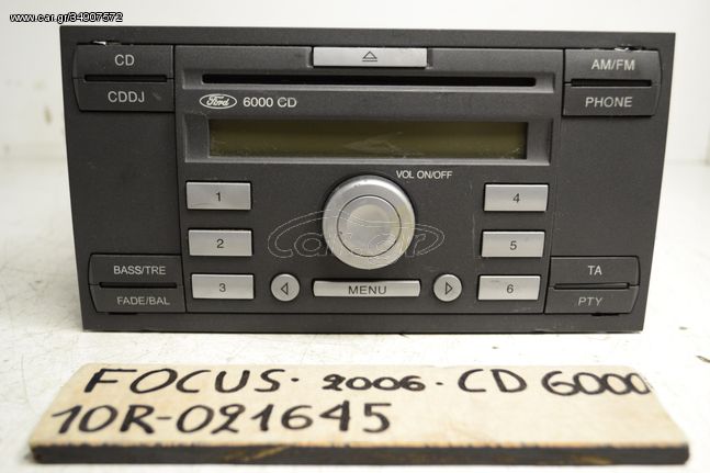 RADIO CD FORD FOCUS TOY 2006 , 10R021645