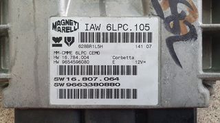 ΕΓΚΕΦΑΛΟΣ ECU PEUGEOT 207, AW 6LPC.105, IAW6LPC.105 , IAW6LPC105 , 16784004 , 9654596080-thumb-1