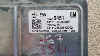 ΕΓΚΕΦΑΛΟΣ ECU OPEL ASTRA Zafira CDTi Mk6 1.6 Diesel  E98 55485451 395357783 131010100000X -thumb-1