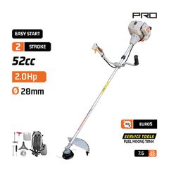 PB5450 Θαμνοκοπτικό Βενζίνης 52cc 2Hp - ΒΕΝΖΙΝΟΚΙΝΗΤΑ - NAKAYAMA PRO (#033967)