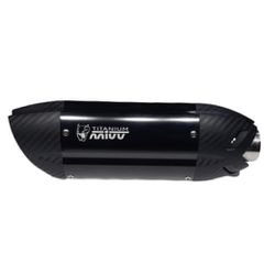 ΕΞΑΤΜΙΣΗ MIVV SUONO LASER 38,5cm Φ51 ΑΡΙΣΤΕΡΗ ΜΑΥΡΗ