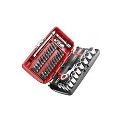 R.360NANOPB Σετ με Καρυδάκια και Μύτες 1/4'' Εξάγωνα 38τεμάχια - 1/4" - FACOM (#R.360NANOPB)