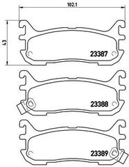 ΣΕΤ ΤΑΚΑΚΙΑ ΟΠ.MAZDA MX-5 98-  P49021 1U2Z2V200HA AY060MA007 AY060MA009 BCYC2643ZB NAY52643ZB NCY12643Z9C NCY12648Z NCY52643ZA 1U002648Z 1U052648Z 1U0K2648Z B0YA2643Z B0YA2643ZA B0YA2648Z BCYC2643Z BC