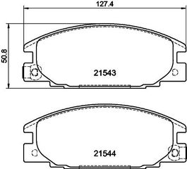 ΤΑΚΑΚΙΑ ΕΜΠΡΟΣ OPEL ISUZU CHEVROLET  MDB1421               MDB1421 894335787 8943357870 894388198 8943881980 894461155 8944611550 894483220 8944832200 8944832201 897012880 8970128800 897049429 8970494