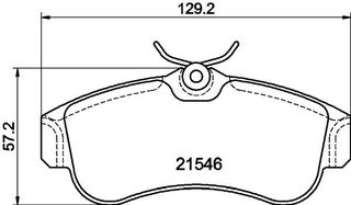 ΤΑΚΑΚΙΑ ΕΜΠΡΟΣNISSAN ALMERA PRIMERA  MDB1423               MDB1423 410602F025 410602F026 410602F027 410604M525 410604M526 4106071J25 4106071J26 41060BM425 41060F1725 D1060BM40A