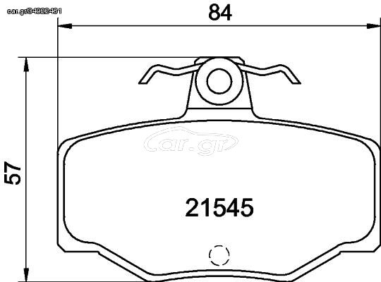 ΤΑΚΑΚΙΑ ΠΙΣΩ NISSAN ALMERA PRIMERA  MDB1489               MDB1489 440603F025 440603F085 440603FD85 4406070J25 4406070J26 44060BM425 44060BM426 D4060BM40A