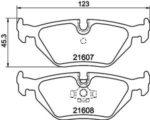 ΤΑΚΑΚΙΑ ΠΙΣΩ BMW E36, E46, Z4, MG  MDB1572               MDB1572 1160340 1160341 1160533 1161455 1161456 1162446 1162447 1165233 1165235 2157617 2157621 34211160340 34211160341 34211160533 34211161455