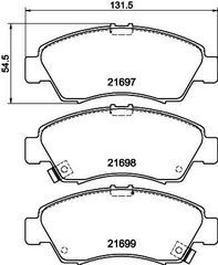 ΤΑΚΑΚΙΑ ΕΜΠΡΟΣ HONDA BRIO CIVIC JAZZ CRX  MDB1615               MDB1615 45022SENH10 AY040HN011 06450S2G000 06450S2GJ01 06450S5A010 06450S7H000 06450SAA900 06450SAA901 06450SAAB00 06450SAAB01 06450SAAE