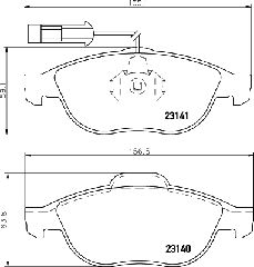 ΤΑΚΑΚΙΑ ΕΜΠΡΟΣ ALFA ROMEO 156 LYBRA  MDB1934               MDB1934 71770957 77362251 77362327 6001073151 71713144 71772531 9947936 9948335 9948337 71748390