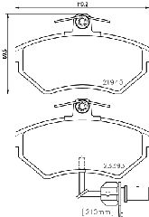 ΤΑΚΑΚΙΑ ΕΜΠΡ. AUDI Α4, PASSAT 95-08 TRW  8E0698151B            MDB2075 573006S 8E0698151B 8E0698151M JZW698151G 8E0698151B 8E0698151M JZW698151G 8E0698151B 8E0698151M JZW698151G 8E0615115B 8E0698151B