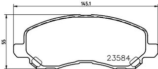 ΤΑΚΑΚΙΑ MINTEX MITSUBISHI  MDB2134               MDB2134 4605A261 4605A317 4605A364 4605A486 4605A491 4605A530 4605A546 4605A557 4605A795 4605A879 4605B163 4605B251 9H0M015 MN102618 MR527674 MR527675