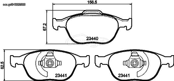 ΤΑΚΑΚΙΑ ΕΜΠΡΟΣ FORD FOCUS TRANSIT CONNEC  MDB2272               MDB2272 1360303 1763678 2177227 2M5V2K021AA 2M5Z2001A5 2T142K021AB 2T142K021AC 2T1J2K021AA 4346371 4387361 4427737 ME2T1J2K021AA ME2T1J2