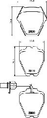 ΤΑΚΑΚΙΑ ΕΜΠΡΟΣ AUDI A4 A6 VW PASSAT PHAE  4B0698151S            MDB2358 3D0698151B 4B0698151D 4B0698151L 4B0698151S 4B3698151 4B3698151B 3D0698151B 4B0698151D 4B0698151L 4B0698151S 4B3698151 4B3698151