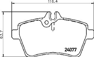ΤΑΚΑΚΙΑ ΕΜΠΡΟΣ MERCEDES CLASS W169,W245  MDB2685               MDB2685 1694200220 1694200320 1694200720 1694200920 1694201020 1694201320 1694201820 1694202020 1694202120 A1694200220 A1694200320 A16942