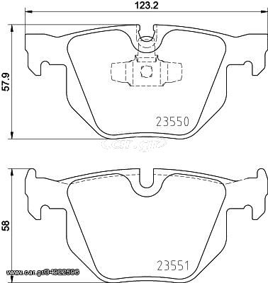 ΤΑΚΑΚΙΑ MINTEX  BMW  MDB2717               MDB2717 1288895 1288896 2288895 2288896 34121288895 34121288896 34212288895 34212288896 34216769105 34216775678 34216790762 34216791938 6769105 6775678 67907