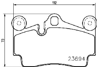 ΤΑΚΑΚΙΑ ΠΙΣΩ AUDI Q7 TOUAREG CAYENNE  7L0698451B            MDB2752 4L0698451D 7L0698451 7L0698451A 7L0698451B 7L0698451G 7L0698451H 7L0698451K 7L5698451B 7L6698451A 7L6698451D JZW698451S 4L0698451D 7