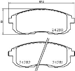 ΤΑΚΑΚΙΑ ΕΜΠΡΟΣ FIAT SEDICI, SUZUKI SX4  MDB2847               MDB2847 D10604DW0A 41060AU091 AY040NS101 AY040NS102 AY040NS106 AY040NS115 AY040NS155 5581080J01 5581080J02 5581080J03 5581080J04 5581080J0